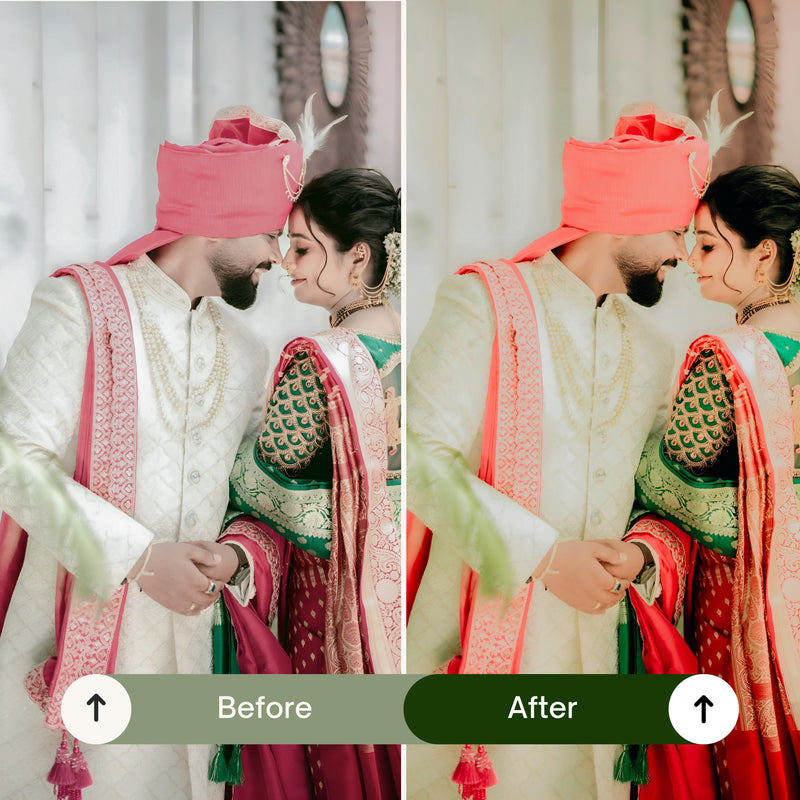 100 Wedding Lightroom Presets & LUTs