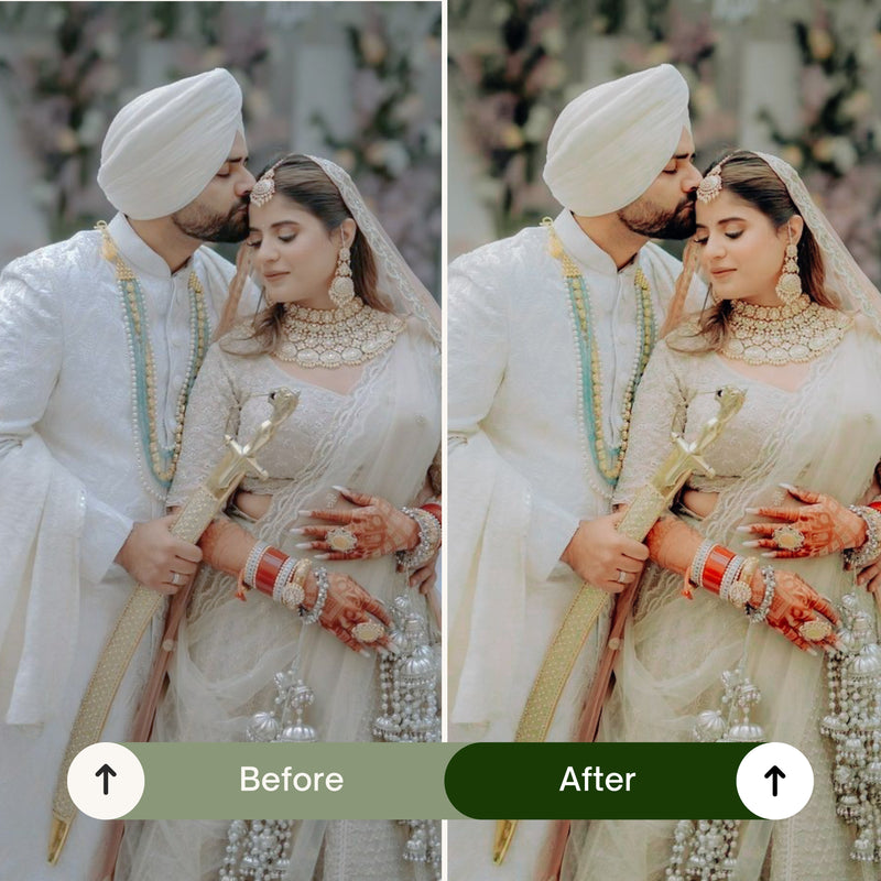 100 Wedding Lightroom Presets & LUTs