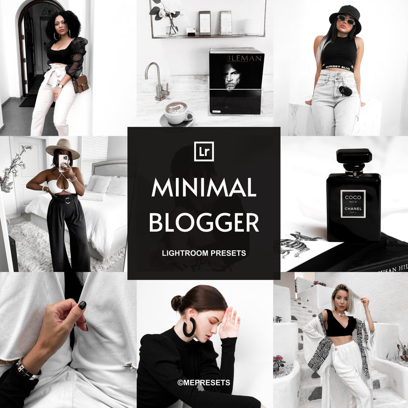 Minimal Blogger Lightroom Presets